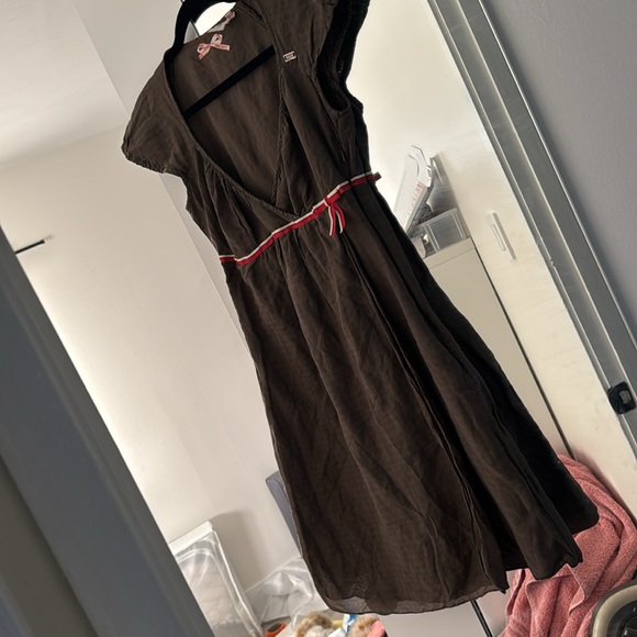 Miss Sixty deep V casual midi dress - Picture 4 of 6